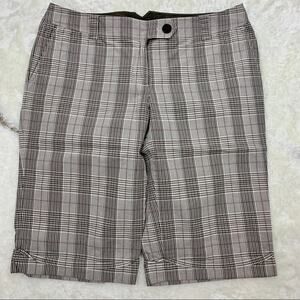 Esprit Y2K Plaid Bermuda Shorts Size 12
